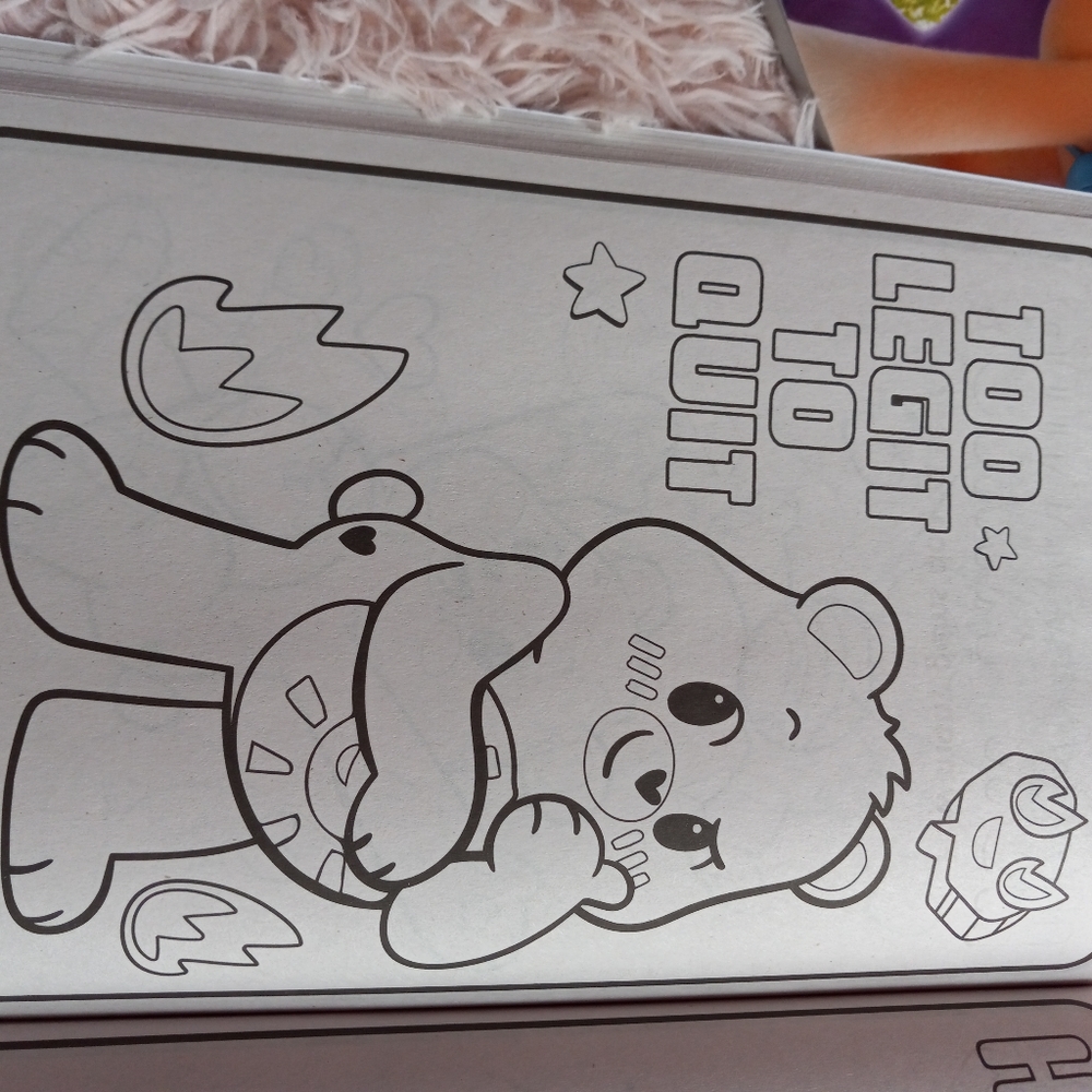 FREE W PURCHASE! Coloring books! My Little Pony and Carebears - Picture 8 of 16